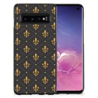 Samsung Galaxy S10 Bumper Case Franse Lelie - thumbnail