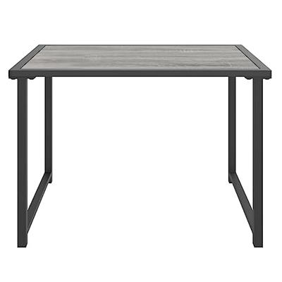 Tuintafel 55x40x37 cm staal antracietkleurig