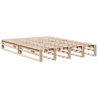 Bedframe zonder matras massief grenenhout 140x200 cm - thumbnail