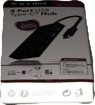 ICY BOX-HUB1426-USB hub 4 poorten USB C - thumbnail