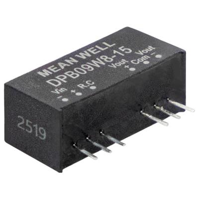 MEAN WELL DPB09W8-05 DC/DC-converter 0.800 A 9 W Inhoud 1 stuk(s)