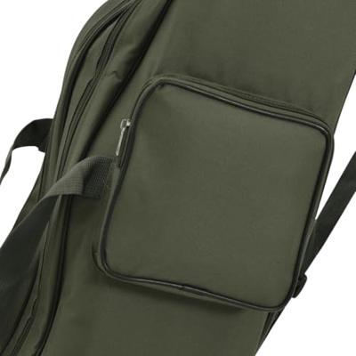 Hengeltas 160 cm oxford stof donkergroen - thumbnail
