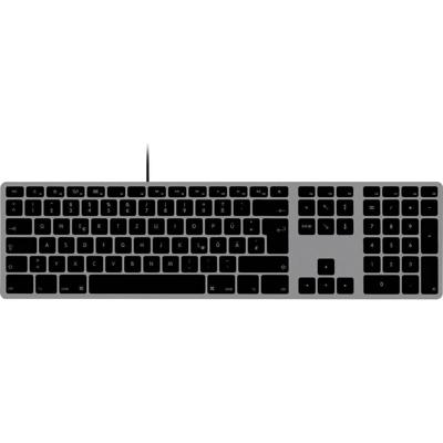 Matias Matias Wired USB-C® Keyboard for Mac - Space Gray - German Version Toetsenbord USB QWERTZ, Duits, Mac Space Grey Matias Matias Wired USB-C® Keyboard for Mac - Space Gray - German Version Toetsenbord USB QWERTZ, Duits, Mac Space Grey