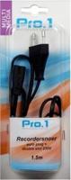 Enzo Pro-1 Recordersnoeren 230 volt 1.5 meter 9296201 - thumbnail