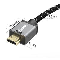 Hama Ultra High-speed HDMI™-kabel Gecertificeerd Conn.-conn. 8K Alu 3,0 M - thumbnail