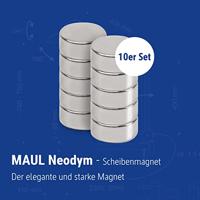Magneet maul neodymium rond 12x5mm 4kg - thumbnail