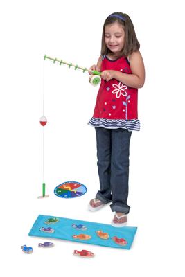 Melissa & Doug Magnetisch Visspel - 2 hengels en 10 vissen Melissa & Doug Magnetisch Visspel - 2 hengels en 10 vissen