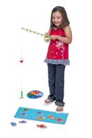 Melissa & Doug Magnetisch Visspel - 2 hengels en 10 vissen - thumbnail