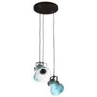 VidaXL Hanglamp 25 w e27 30x30x100 cm verweerd blauw - thumbnail
