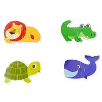 DJECO Dieren Duo Puzzel groen - thumbnail