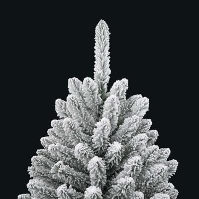 Kunstkerstboom met 150 LED Groen en Wit 150 cm PVC en Metaal