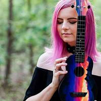 Flight Travel Series TUSL-EE Sunset Elise Ecklund Signature Concert Scale sopraan ukelele met gigbag - thumbnail