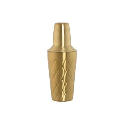 Cocktailshaker Home ESPRIT Gouden Roestvrij staal 9,5 x 9,5 x 22 cm