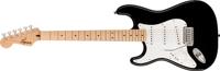 Squier Sonic Stratocaster Left-Handed MN Black linkshandige elektrische gitaar - thumbnail