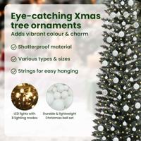 VidaXL Kunstkerstboom met 300 led groen 240 cm pvc en plastic en staal - thumbnail