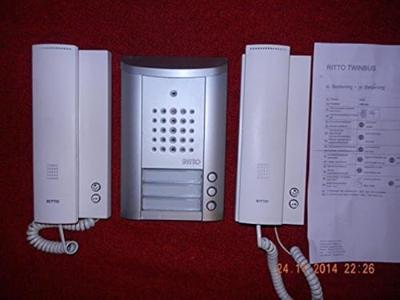 Ritto by Schneider Entravox Complete set voor Deurintercom Kabelgebonden Driegezinswoning Zilver