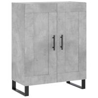 Dressoir 69,5x34x90 cm bewerkt hout betongrijs - thumbnail