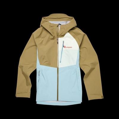 Cotopaxi Impermeo 3L Hooded Regenjas Dames Moss And Sea Spray L