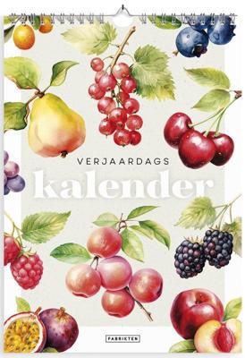 Verjaardagskalender Frutta A4 Verjaardagskalender Frutta A4