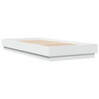Bedframe met LED-verlichting wit 100x200 cm - thumbnail