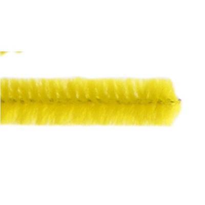 Creativ Company Chenille, l: 30 cm, dikte 15 mm, geel, 15 stuk/ 1 doos