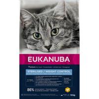 Eukanuba Adult Sterilised/Weight Control kip kattenvoer 10 kg - thumbnail