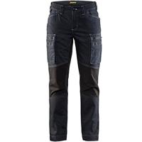 Blåkläder Dames Service werkbroek stretch 71591142 | Marineblauw/Zwart | Maat 42 - 7330509485699 - thumbnail