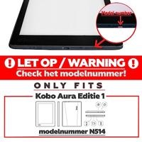 Lunso - Kobo Aura Edition 1 hoes (6 inch) - Vegan Saffiano Leren sleep cover - Vermeer Melkmeisje - thumbnail