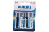 PHILIPS D-Batterijen 2 Stuks - LR20 - Alkaline Batterijen - Houdbaar tot 5 Jaar - 1.5V - thumbnail