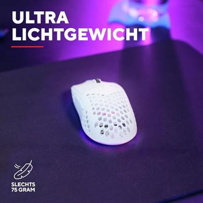 Trust GXT 929W Helox Draadloze Witte Gaming Muis