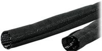 VALUE stoffen slang SNAP voor kabelbundeling, zwart, 2,5 m - thumbnail