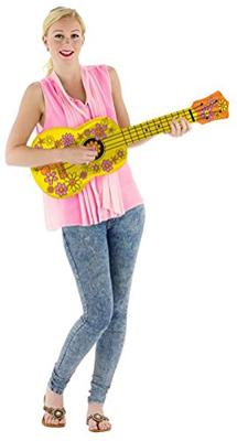 Opblaasbare Hippie Ukelele (80cm)