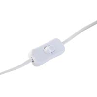 Bureaulamp Home ESPRIT Wit Hars 40 W 220 V 29 x 25 x 62,5 cm - thumbnail