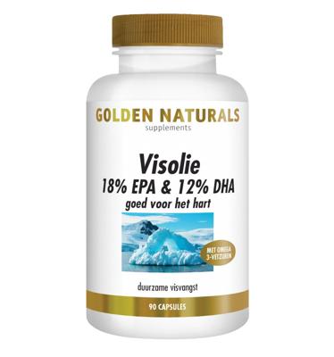 Golden Naturals Visolie 18% EPA & 12% DHA 90 Softgels