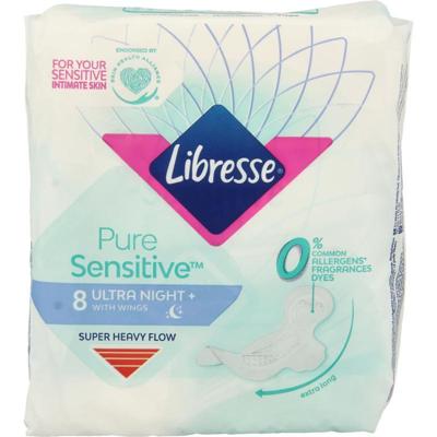 Libresse Maandverband pursens ultra night (8 st) Libresse Maandverband pursens ultra night (8 st)