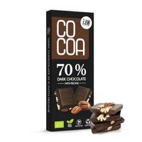 Cocoa 70% Dark Chocolate Pecan Reep - thumbnail