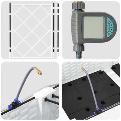 Tuin Bloempot 3 pcs Wit Staal