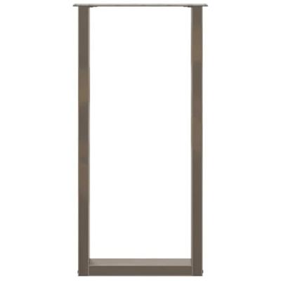 Bartafelpoten 2 st U-vormig 40x(100-101) cm staal naturel