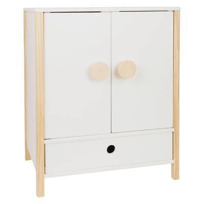 Small Foot - houten poppen kledingkast little button met hangers , 3dlg. Small Foot - houten poppen kledingkast little button met hangers , 3dlg.