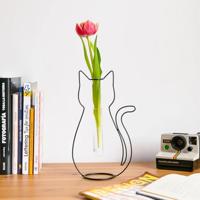 Silhouette draadvaas - Kat - thumbnail