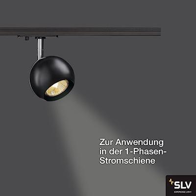 SLV 144010 230V-railsysteem lamp GU10 Zwart, Chroom SLV 144010 230V-railsysteem lamp GU10 Zwart, Chroom