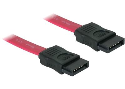 DELOCK SATA kabel 30cm recht/recht