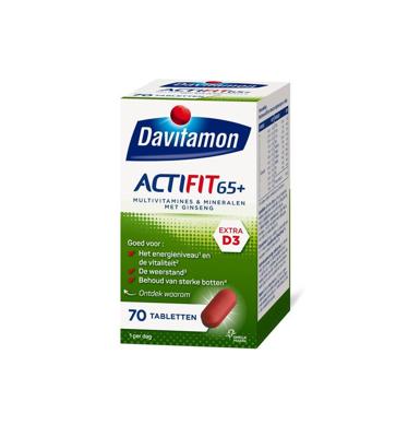Davitamon Actifit 65 Plus Ginseng Tabletten