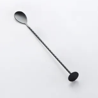 POINT-VIRGULE - Bar & Cocktail - Barlepel 32cm RVS Zwart