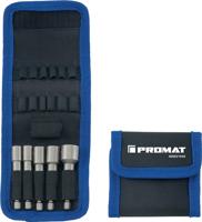 Promat/Tecwerk Dopsleutelassortiment | 5-delig | SW 6/7/8/10/13 mm | aandrijving 1/4 inch 6-Kant E6,3 - 4000821048 - thumbnail