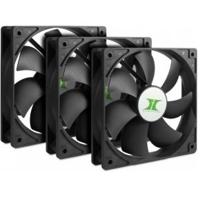 Inter-Tech 88887289 PC-ventilator Zwart (b x h x d) 120 x 25 x 120 mm - thumbnail