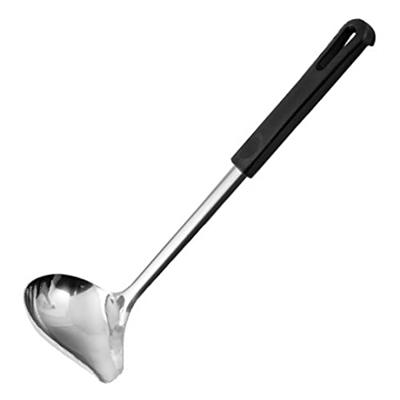 Fackelmann Sauslepel 26 cm Zwart PP/RVS