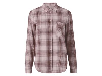 esmara Flanellen dames blouse (Lichtroze, M (40/42))