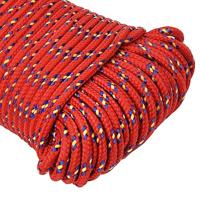 Boottouw 3 mm 25 m polypropyleen rood - thumbnail