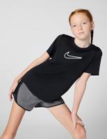 Nike One Fitted Sportshirt Meisjes 152 - thumbnail